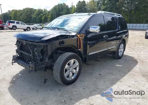 2014 Nissan Armada Platinum from USA, damaged, VIN 5N1BA0NF5EN608217